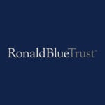 Ronald Blue Trust logo on dark background