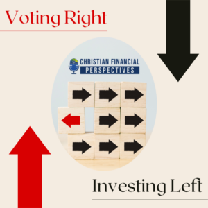 Voting Right, Investing Left Podcast Cover