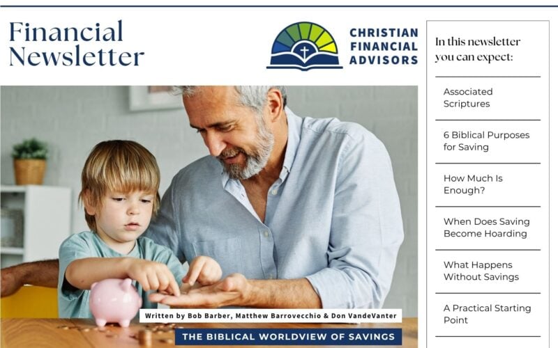 April 2026 – The Biblical Worldview of Savings