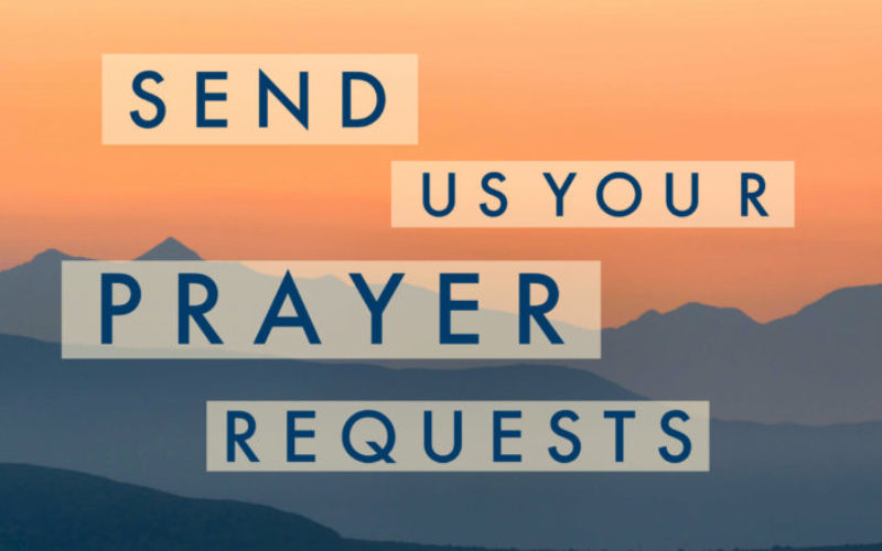 Send Us Your Prayer Requests